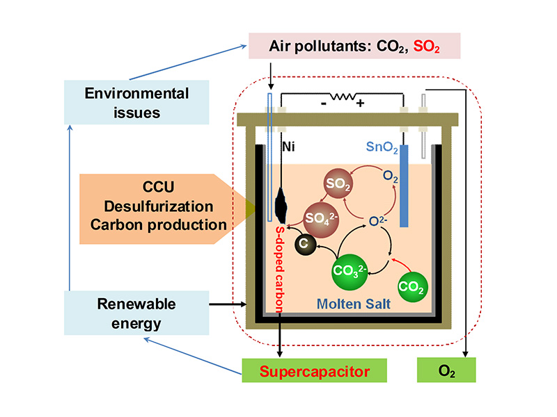 Direct Capture and Utilization of Flue gas