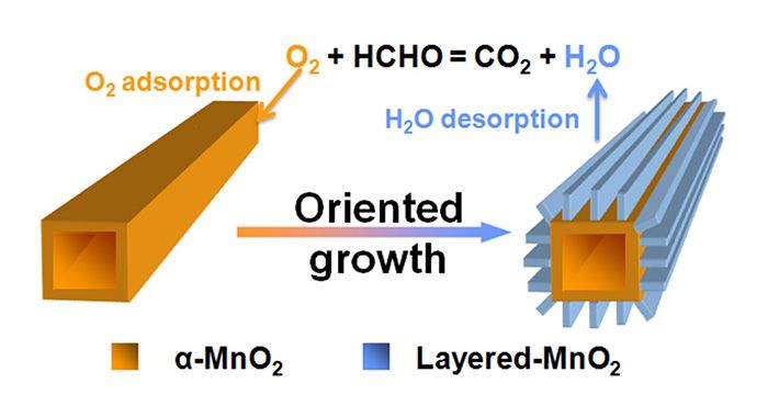 Enhanced catalysis over dual MnO2